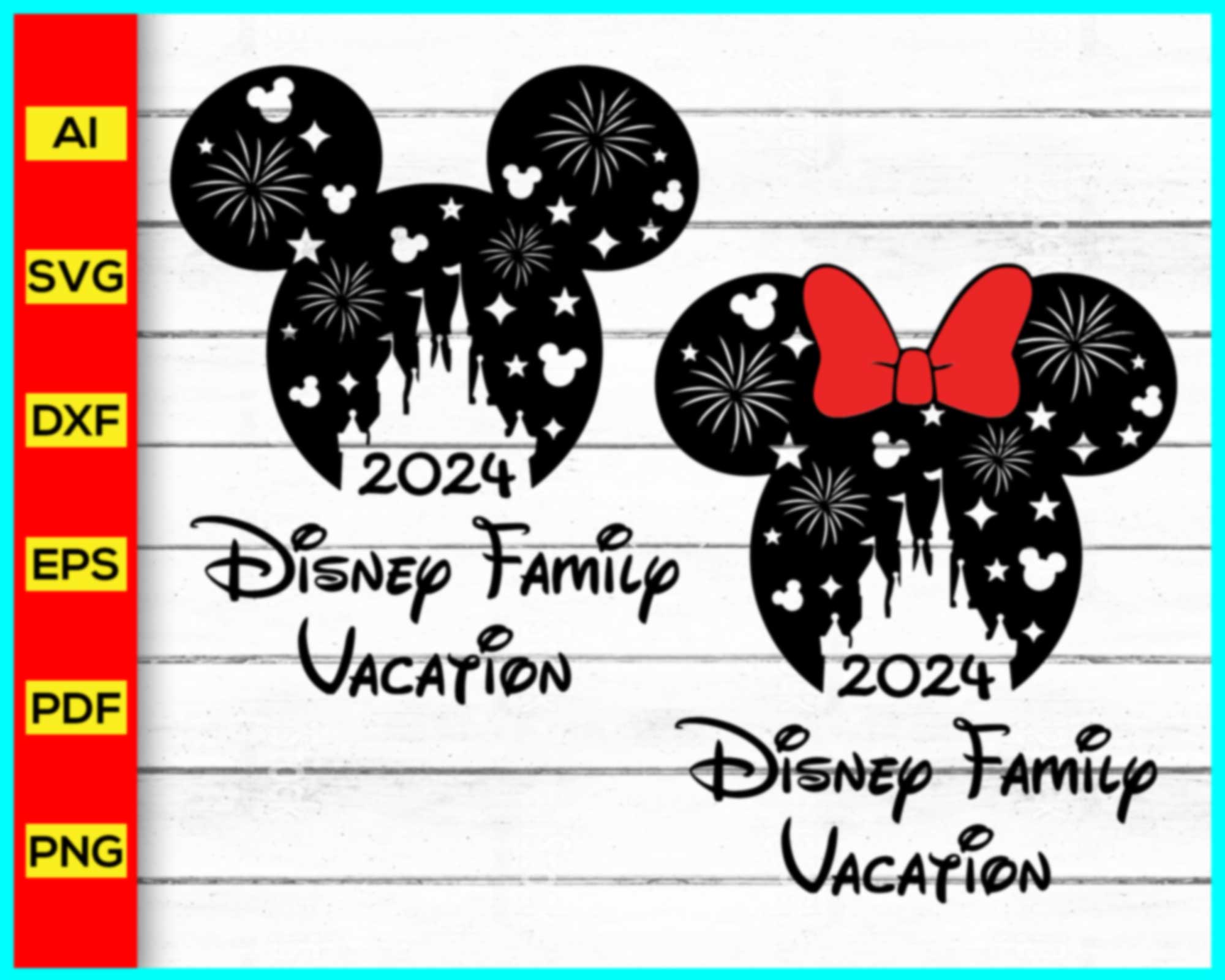 Disney Family Vacation 2024 SVG, Family Trip 2024 SVG, Vacation 2024 S