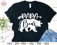 Load image into Gallery viewer, Papa Bear Svg, Mama Bear Svg, Bear Svg Png, Grandpa bear Svg, Bear Silhouette, Family bear bundle, Bear svg file, momma Bear Svg, Cut file for cricut - My Store