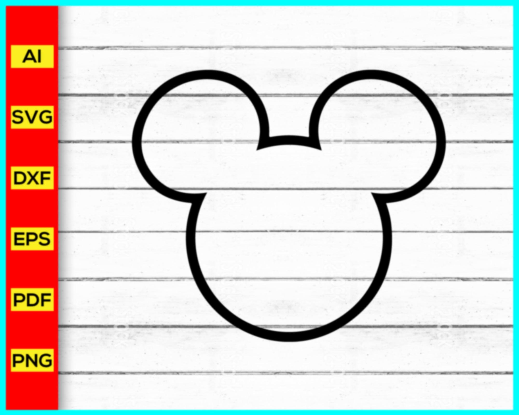 Mickey Mouse SVG, Minnie Mouse SVG, Minnie Mouse Head Svg, Mickey Mouse  head Svg, Disney vacation, Mickey Ears, Minnie Ears, Disney SVG, png