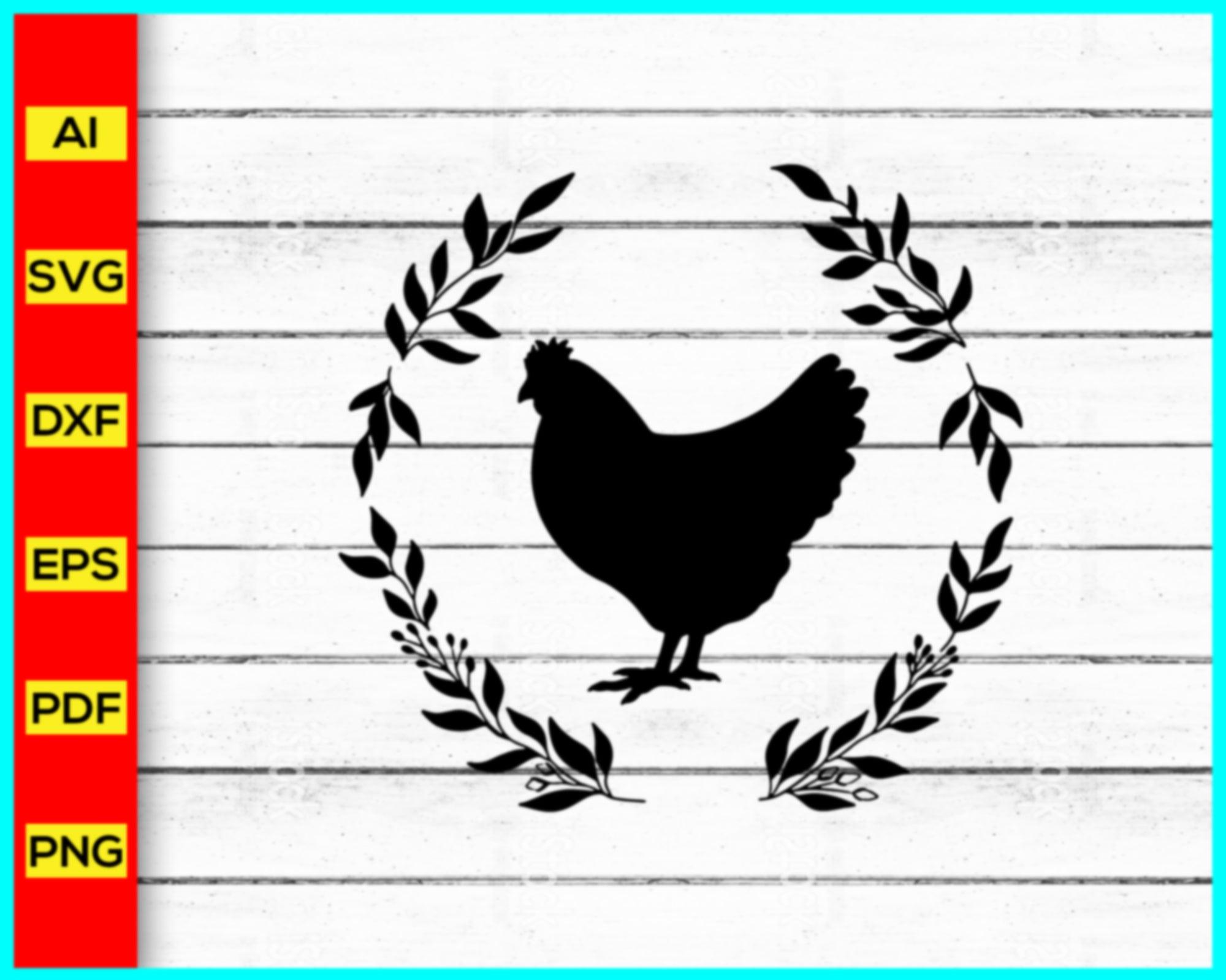 Chicken SVG Instant Download Chicken Mom Chicken Lady Chicken
