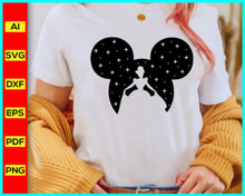 Load image into Gallery viewer, Princess Svg, Disney Princess Svg, Princess Svg, Sparkle svg, Queen Svg, Mickey Svg, Disney Png, Disney Princess Png Silhouette Cricut Svg Dxf - Disney PNG
