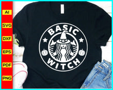 Load image into Gallery viewer, Basic Witch Halloween Starbucks Coffee Svg, Starbucks Logo SVG, Coffee Mug svg png, Starbucks Coffee Logo SVG, DXF, PNG, Cut Files, Cricut Use - My Store