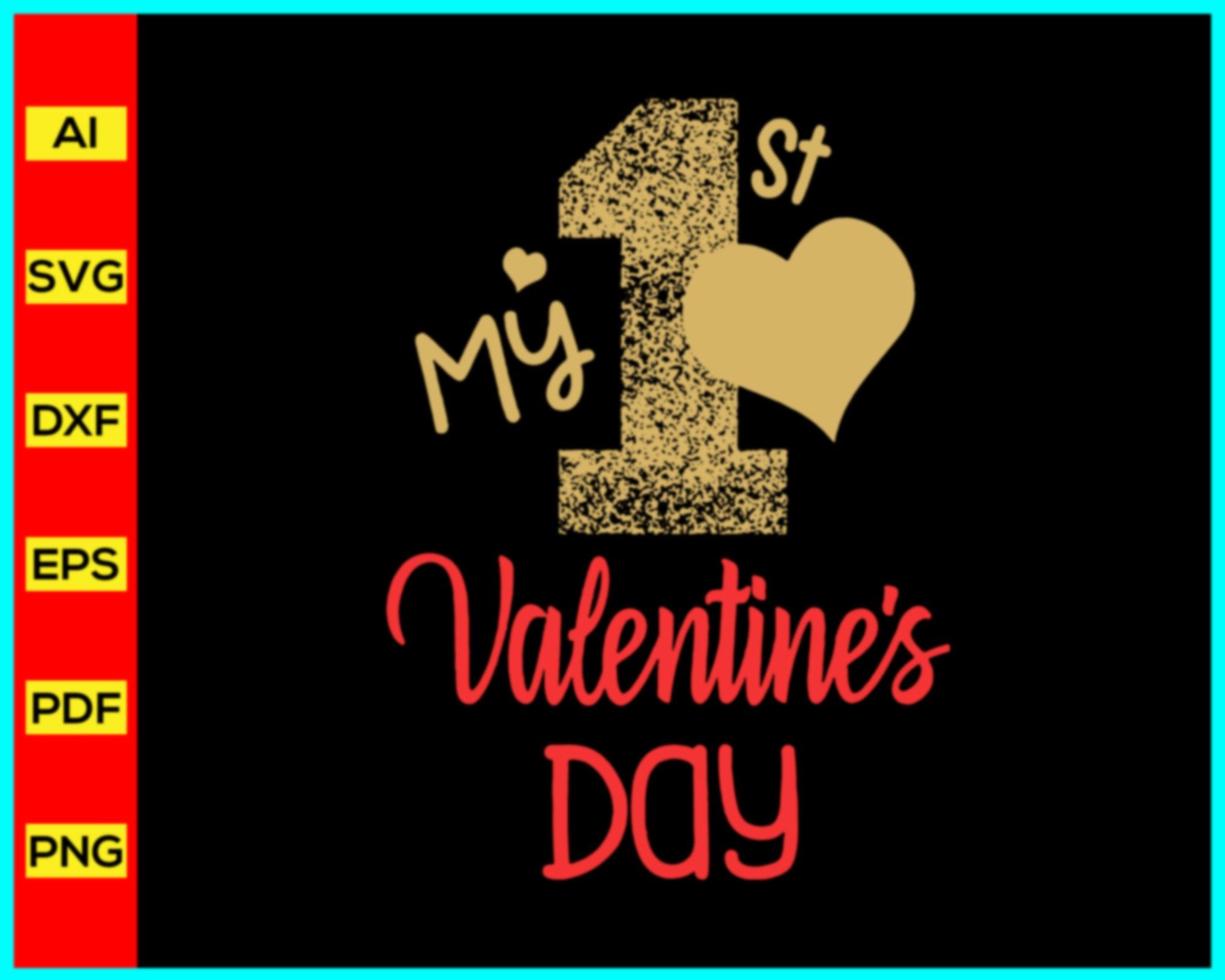 my-first-valentines-day-valentines-day-svg-png-silhouette-valentines-disney-png