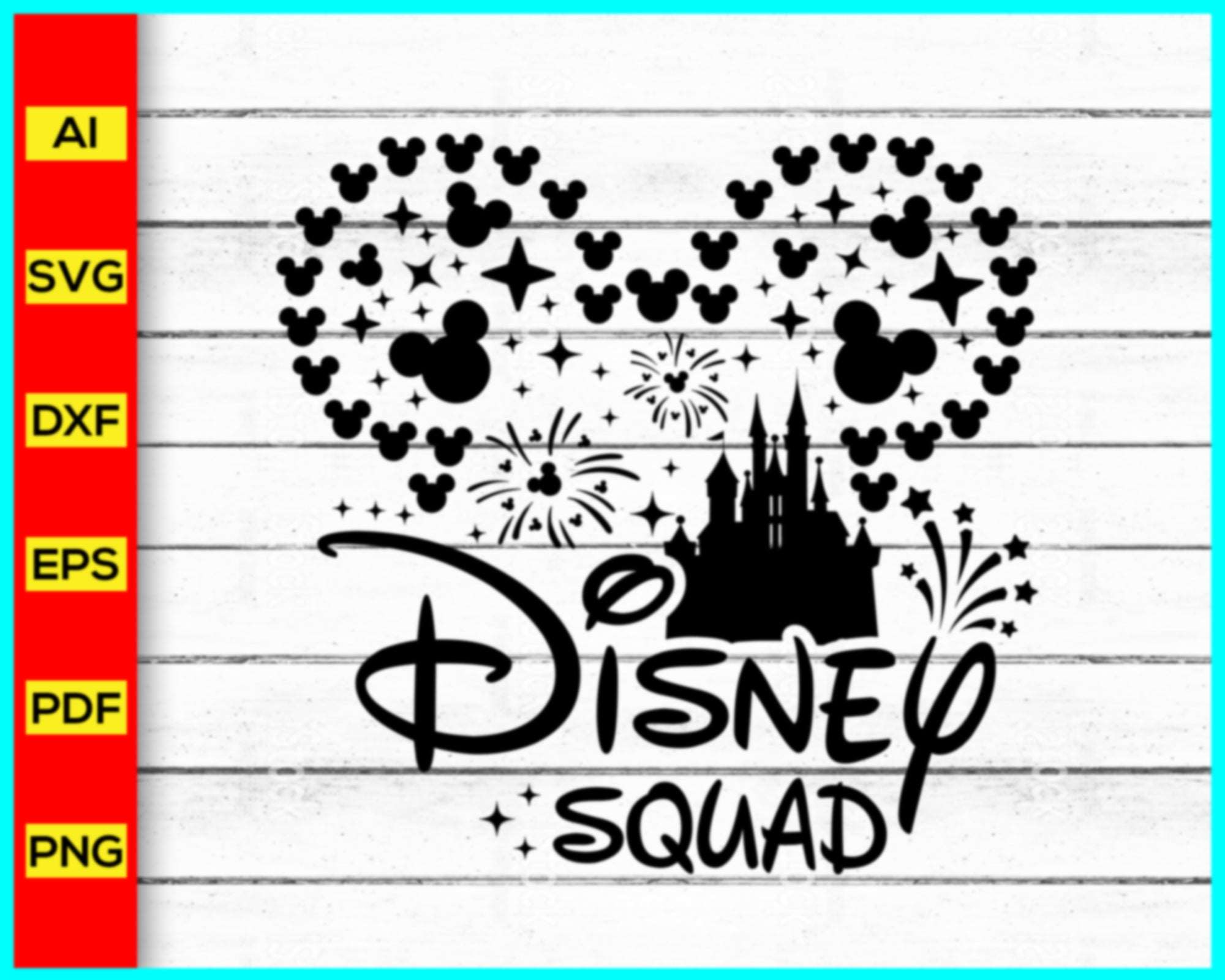 2023 Mickey Mouse Svg, Birthday Squad Svg, Family Vacation