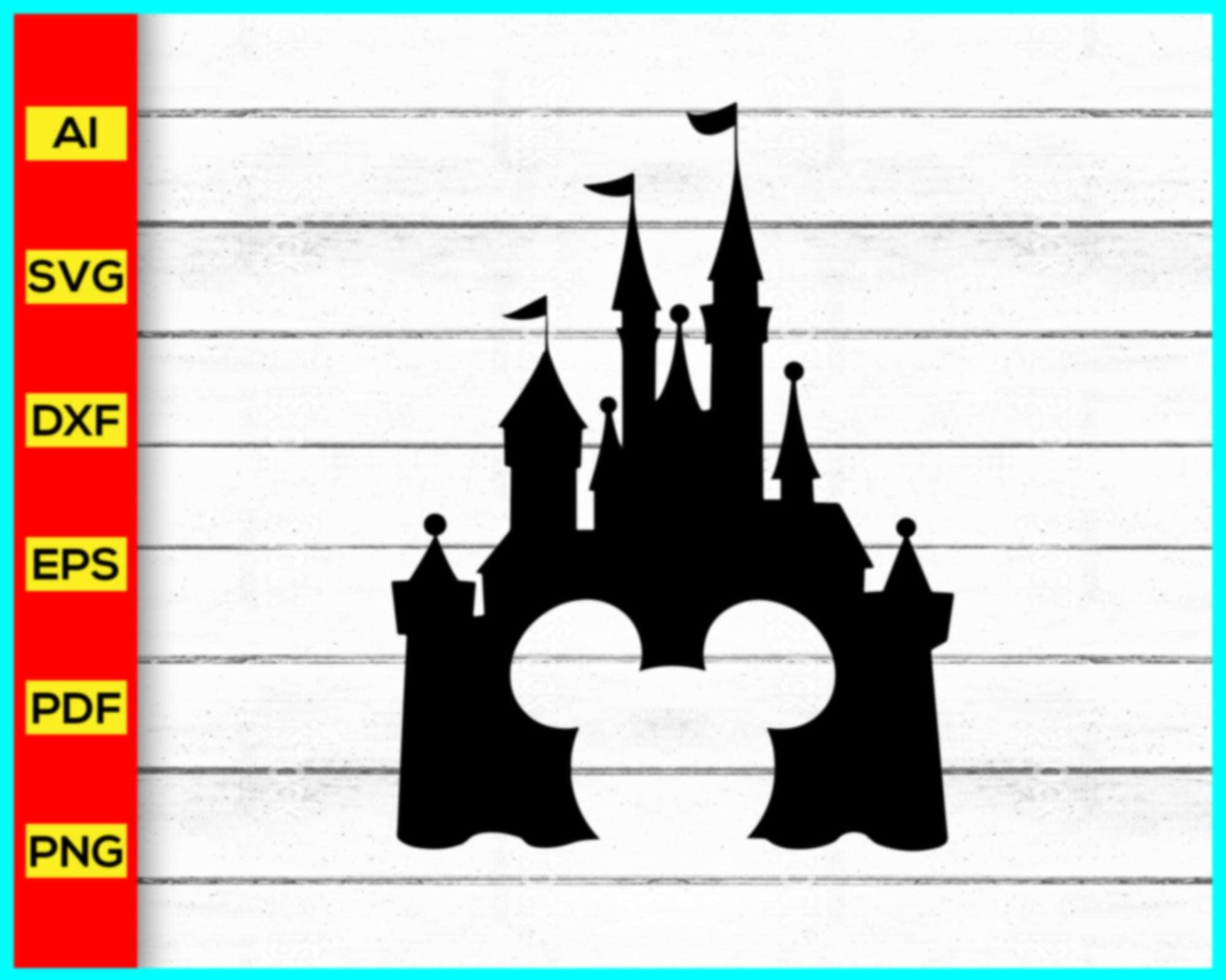 Florida Castle svg, Castle Svg, Mickey Mouse Ears Svg, Disney Mickey S ...