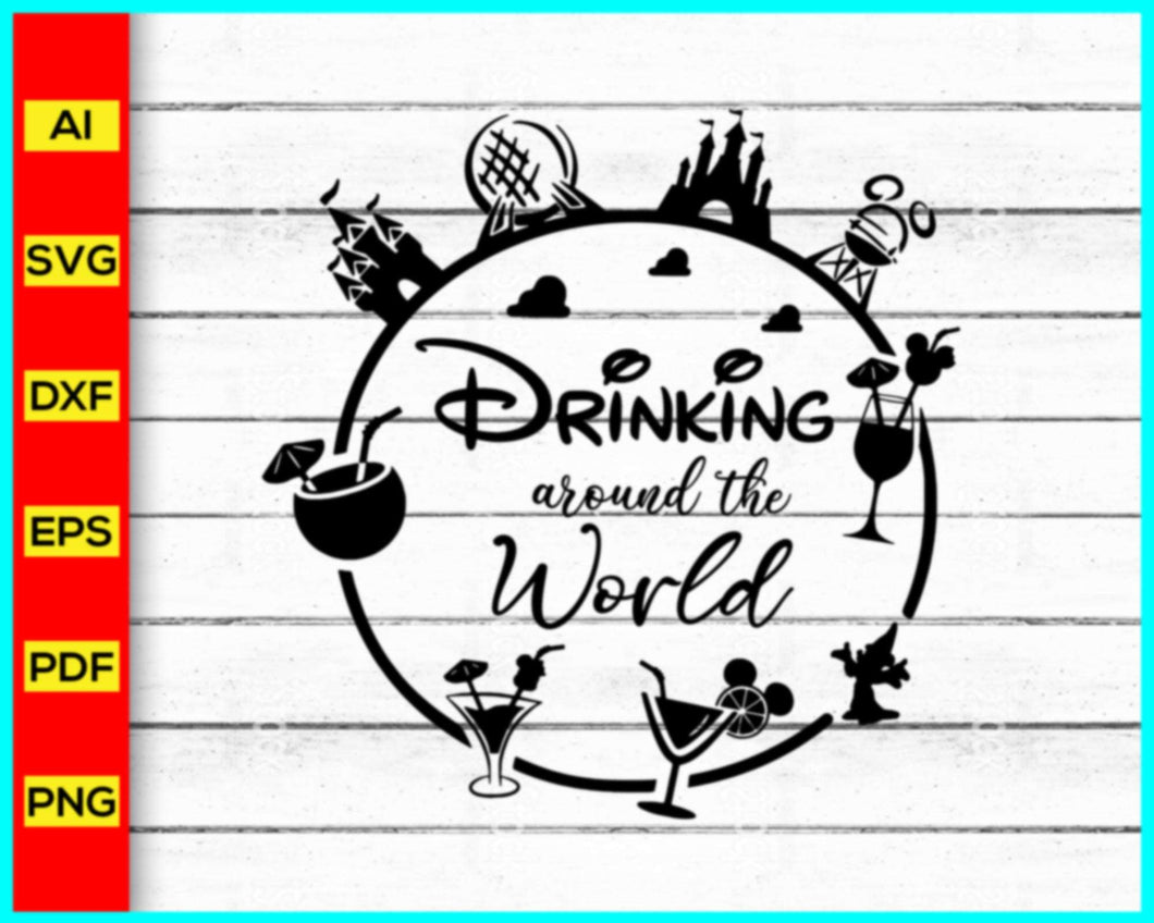 Drinking Around the World svg, Epcot beer Housewife svg, Drinking SVG, Family Shirt Svg, Disney Trip Svg, Disney Squad Svg, Disney Trip Shirt, Disney Group Shirt