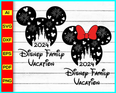 Disney Family Vacation 2024 SVG, Family Trip 2024 SVG, Vacation 2024 SVG, Trip 2024 SVG, Mickey Mouse Svg, Vinyl Cut File, Disney 2024 Svg, Cut file for cricut - Disney PNG