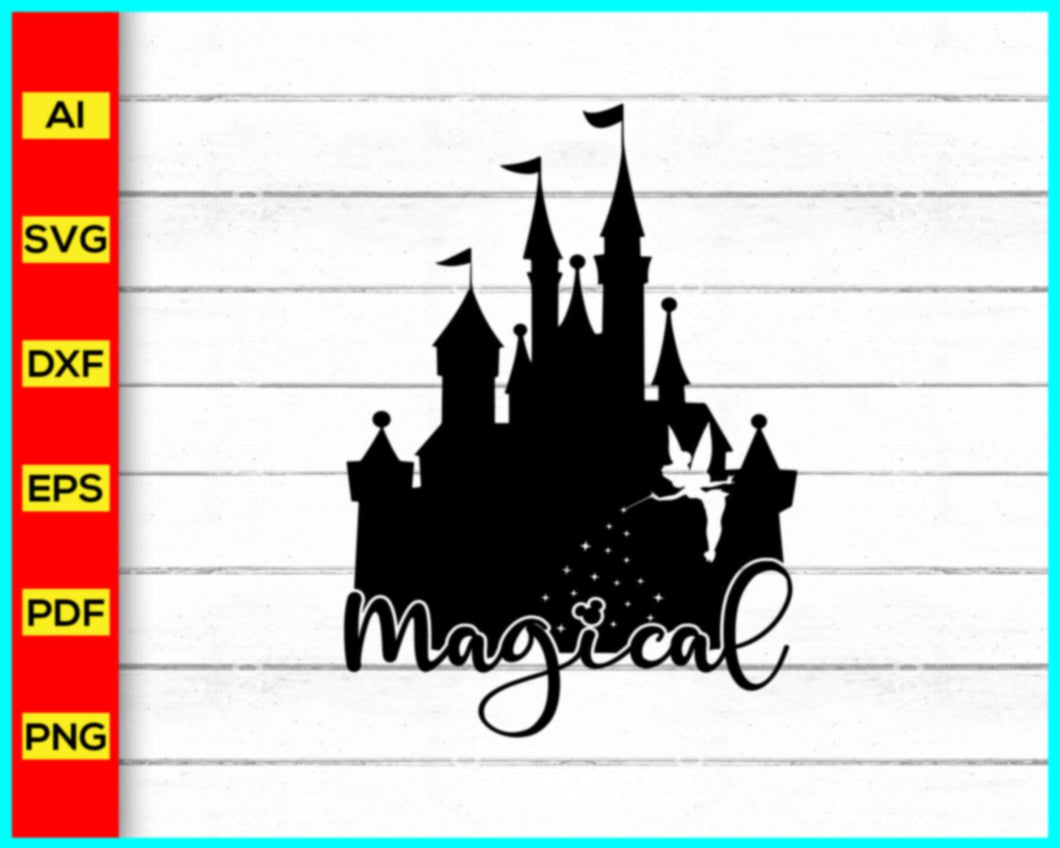 Magical Svg, Magical and Fabulous, Family Trip Shirt Svg, Tinkerbell Svg, Stay Magical Svg, Disney Family Vacation 2023 Svg, Family Trip Svg, Disney Trip svg - Disney PNG