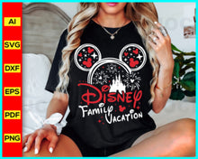 Load image into Gallery viewer, Disney Family Vacation 2025 SVG, PNG, DXF, EPS, Family Trip 2025, School Vacation 2025, Vacation 2025, Disney Svg files, Disney Character 2025 free download
