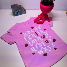 Load image into Gallery viewer, Valentine Alphabet I Love You Svg, Kids Valentines Svg, Love Alphabet Svg, Alphabet Svg, Valentine&#39;s Day Svg, Valentine Shirt Svg, Alphabet A-Z Svg, Funny Valentine’s Day, Teacher Valentine Shirt, Funny Toddler Valentine Shirt, Disney SVG files for sale, Cut file for cricut, free svg files, silhouette, vector ai, clipart, editable svg file

