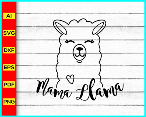 Llama Svg png silhouette, Be llamazing svg, Fa La La La La Svg, No prob Llama svg, No Drama llama svg, Mama Llama Svg, Cut file for cricut - My Store