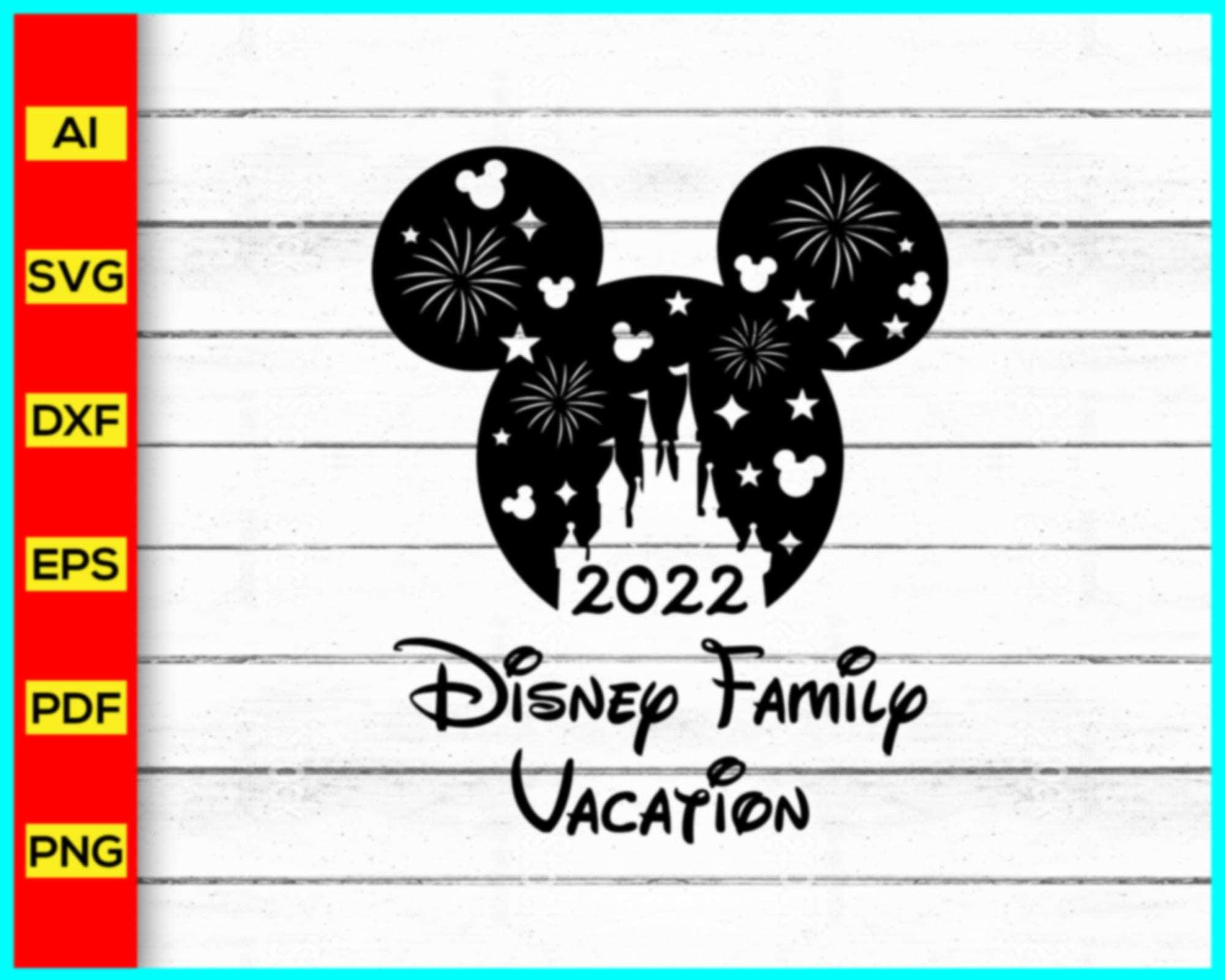 Disney Family Vacation 2022 SVG, Family Trip 2022 SVG, Mouse SVG, Mick ...