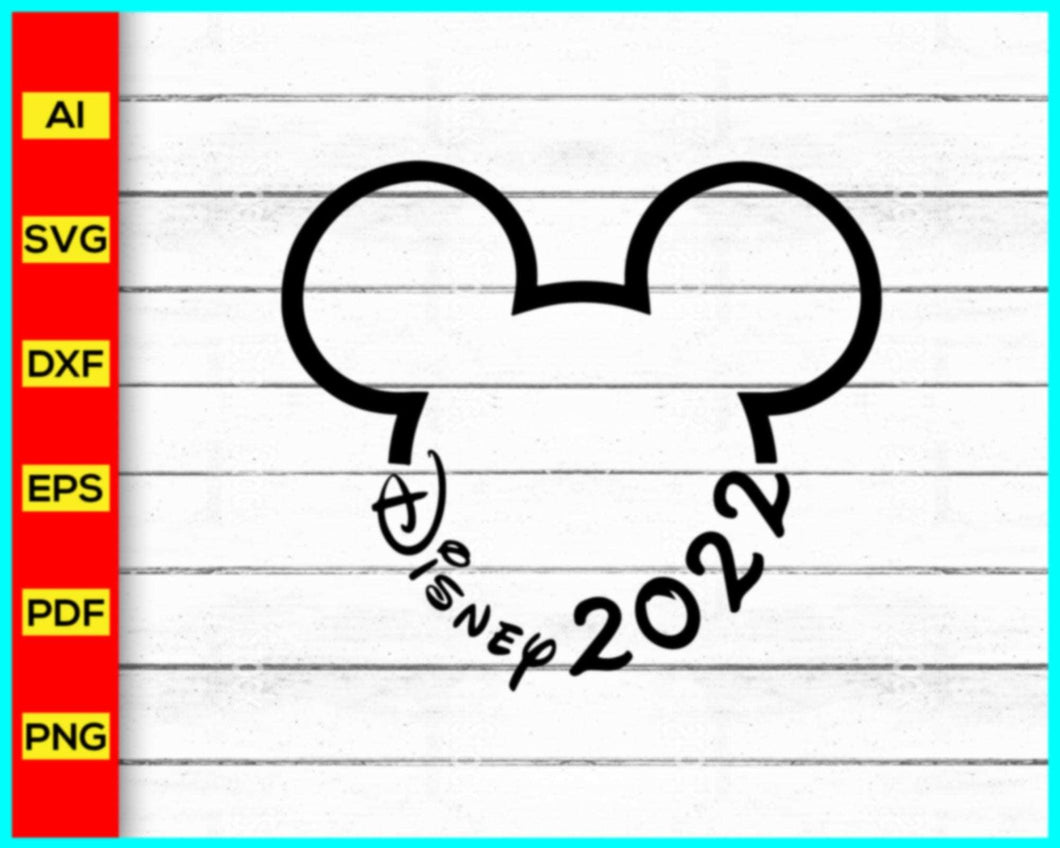 Mickey Mouse SVG, Minnie Mouse Svg, Family Trip 2022 SVG, Family Vacation SVG, Vinyl Cut File, Disney Svg, Disney Character Svg - My Store
