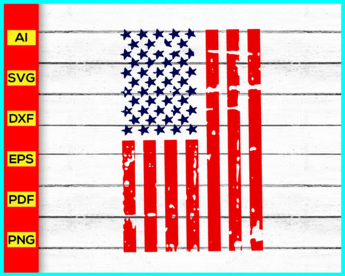 Distressed American Flag Svg, Distressed US Flag Svg, 4th of July Svg, Distressed Flag Svg, Patriotic Memorial Day, Partiotic Flag svg - My Store