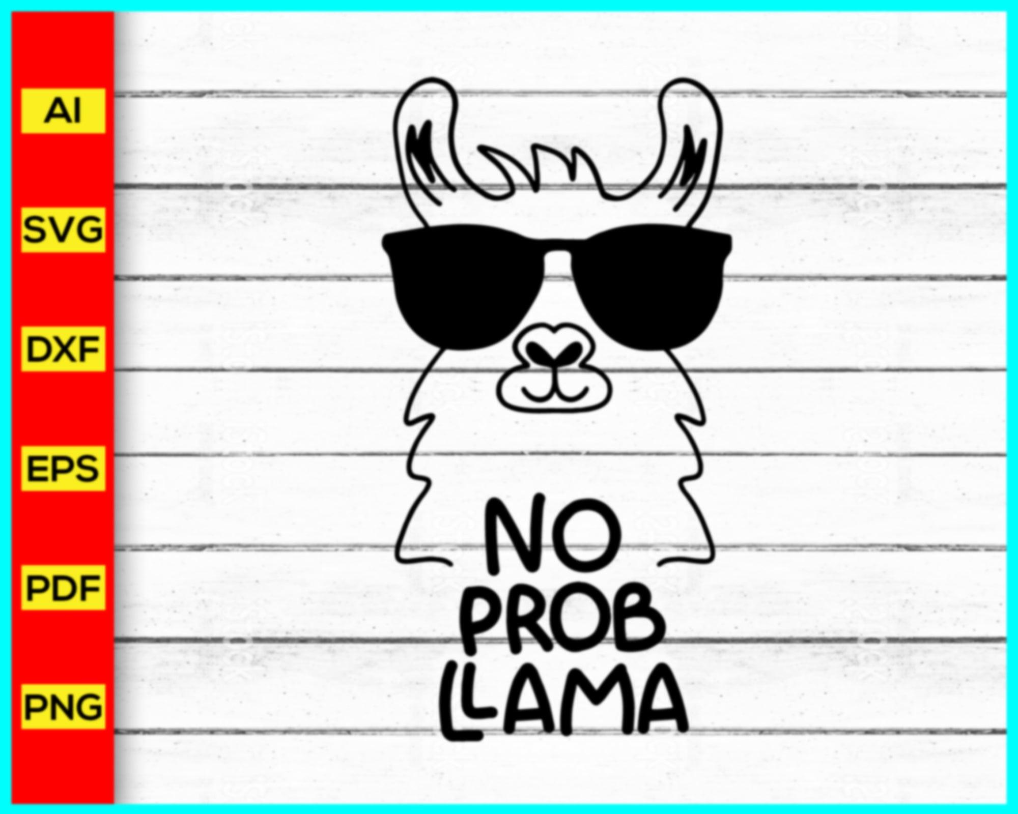 Llama Svg png silhouette, Be llamazing svg, Fa La La La La Svg, No pro ...