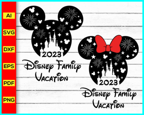 Disney Family Vacation 2023 SVG, Family Trip 2023 SVG, Mouse SVG, Mickey Mouse Svg, Minnie Mouse Svg, Vinyl Cut File, Disney Svg, Disney Character Svg - My Store