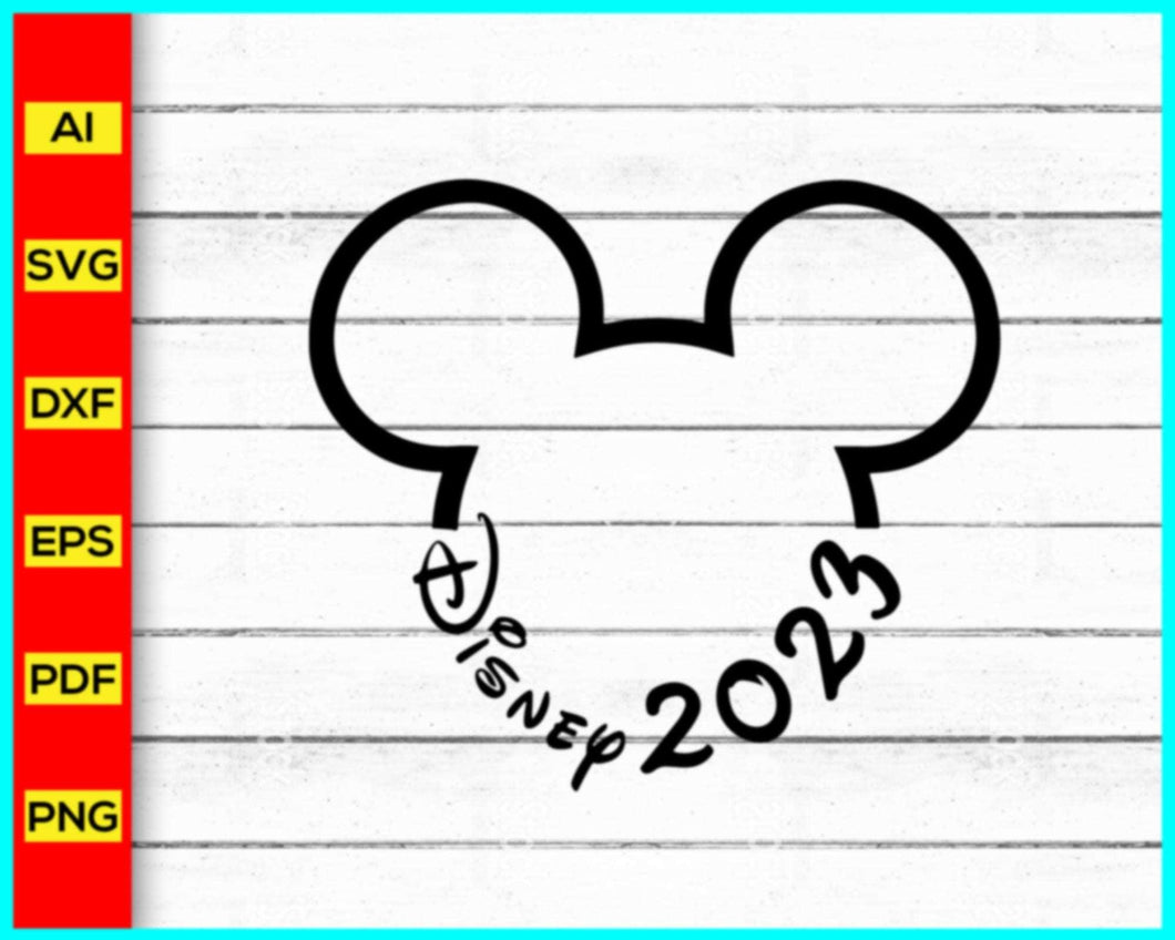 Mickey Mouse SVG, Minnie Mouse Svg, Family Trip 2023 SVG, Family Vacation SVG, Vinyl Cut File, Disney Svg, Disney Character Svg - My Store