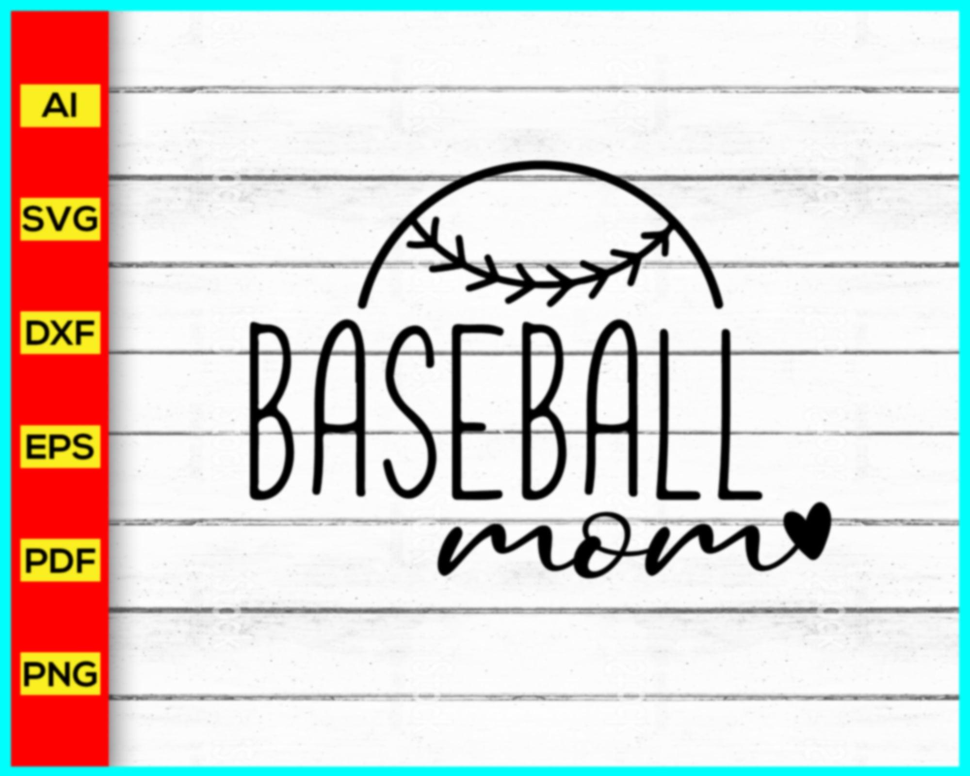 Baseball Svg, Baseball Mom Svg, Mom Svg, Baseball Clipart Cricut Cut F ...