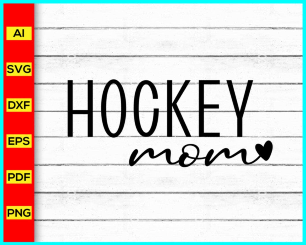 Red Hockey Jersey SVG PNG JPG Front and Back Hockey Cricut 
