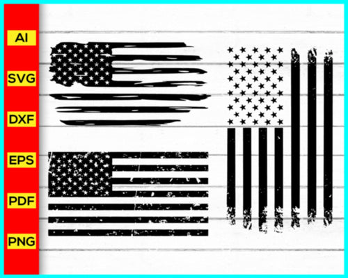 Distressed American Flag Svg, Distressed US Flag Svg, 4th of July Svg, Distressed Flag Svg, Patriotic Memorial Day, Partiotic Flag svg - My Store