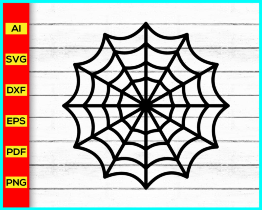 Spider Web svg, Halloween SVG, Spooky svg, Spider Web Cut Files, Cobweb Clip Art, Cut file for cricut, silhouette, vector, clipart, editable svg file - My Store