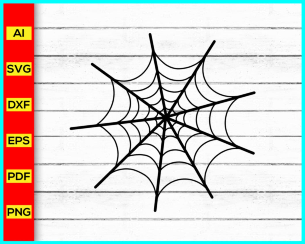 Spider Web svg, Halloween SVG, Spooky svg, Spider Web Cut Files, Cobweb Clip Art, Cut file for cricut, silhouette, vector, clipart, editable svg file - My Store