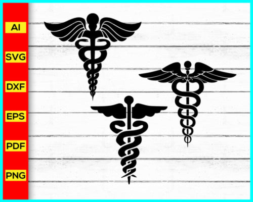 Medical Caduceus Symbol Svg Silhouette, Medical Caduceus Clipart, Nurse life SVG, heart svg,Doctors icon, Doctor Svg, Nurse Svg, Nurses icon - Disney PNG