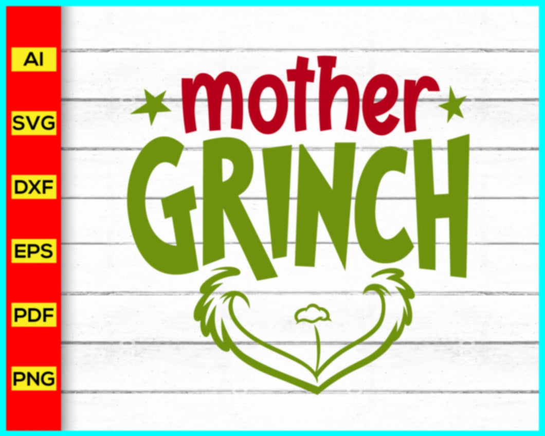 Mother Grinch Svg, Grinch Christmas svg Png, Grinch Face Svg Png, Grinch Svg Png, Christmas Grinch T-Shirts, Merry Grinchmas SVG, Dr. Seuss svg Png - My Store