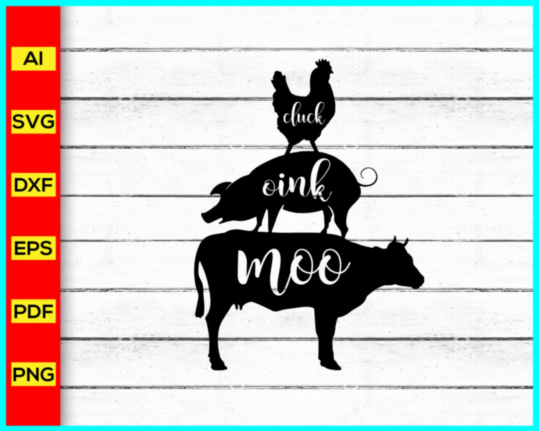 Cow svg png silhouette, Cluck Oink Moo svg, Cow Face svg, Bandana Sunglasses svg, Cow Skull svg, Cow with bandana svg, Heifer Please svg - My Store