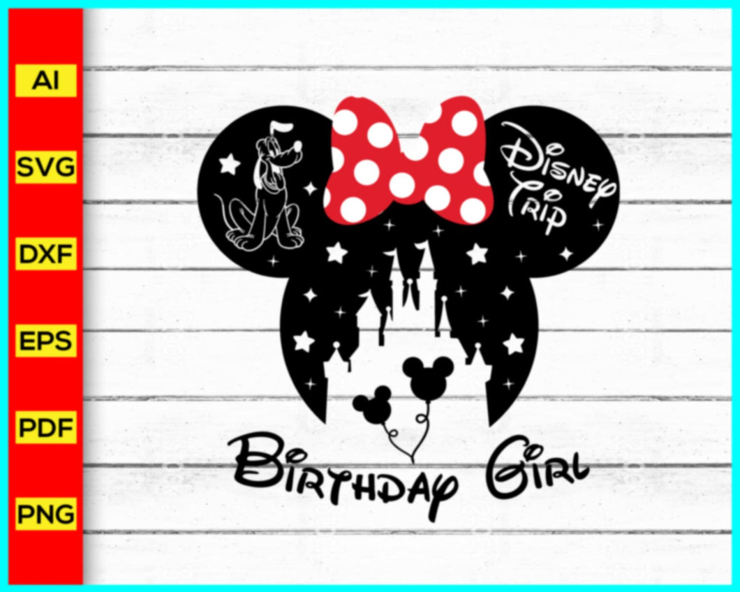 Birthday Girl Svg, Birthday Squad Svg, Disney Birthday Svg, Disney Mickey Mouse Head Svg, Birthday party Svg - My Store