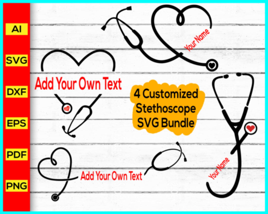Customize your name, Heart Stethoscope Svg, Essential Worker Svg, Doctor Svg, Nurse Svg, Stethoscope Clipart, Stethoscope with heart, Doctor svg, Medical svg - Disney PNG