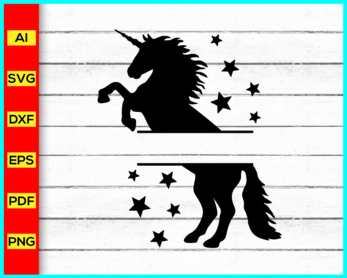 Unicorn Monogram Svg, Unicorn Svg, Unicorn Monogram, Unicorn Clip Art, Unicorn Png, Unicorn Prints, Unicorn Svg Design, Unicorn Vector, unicorn cricut - My Store