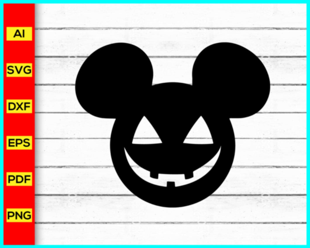 Halloween Mickey Svg, Disney Mickey Halloween svg, Disney Mouse Halloween 2023 SVG, Cricut, Silhouette Cut Files svg, Dxf, Instant Download - My Store