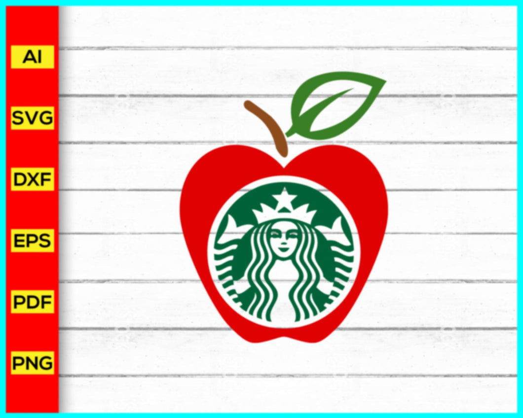 Teacher Svg, Teacher svg for Cricut, Teacher Life Svg, Teacher Wine Glass Svg, Starbucks Logo SVG, Coffee brand svg png, Starbucks Coffee Logo - My Store