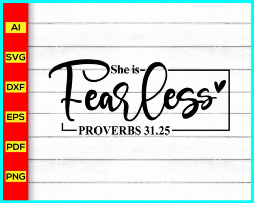 Fearless Svg, Christian Svg, Jesus Svg, Religious Svg, Faith Svg, Bible Verse Svg, Religious Quote, Blessed, God Svg, Believe Svg, Hope Svg, Png, silhouette, vector - My Store