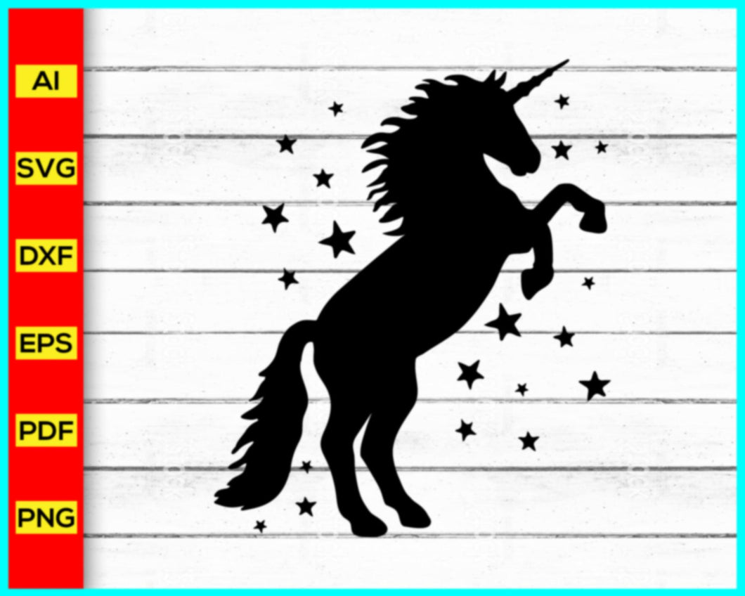Unicorn sillouhette, Unicorn Svg, Unicorn Monogram, Unicorn Clip Art, Unicorn Png, Unicorn Prints, Unicorn Svg Design, Unicorn Vector, unicorn cricut - My Store