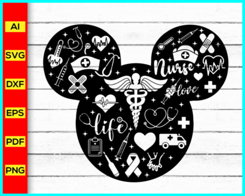 Medical icons caduceus stethoscope mickey mouse svg, disney svg, nurse svg, nurses svg, heartbeat svg, Doctors icon, Doctor Svg, Medical Symbol Svg - Disney PNG