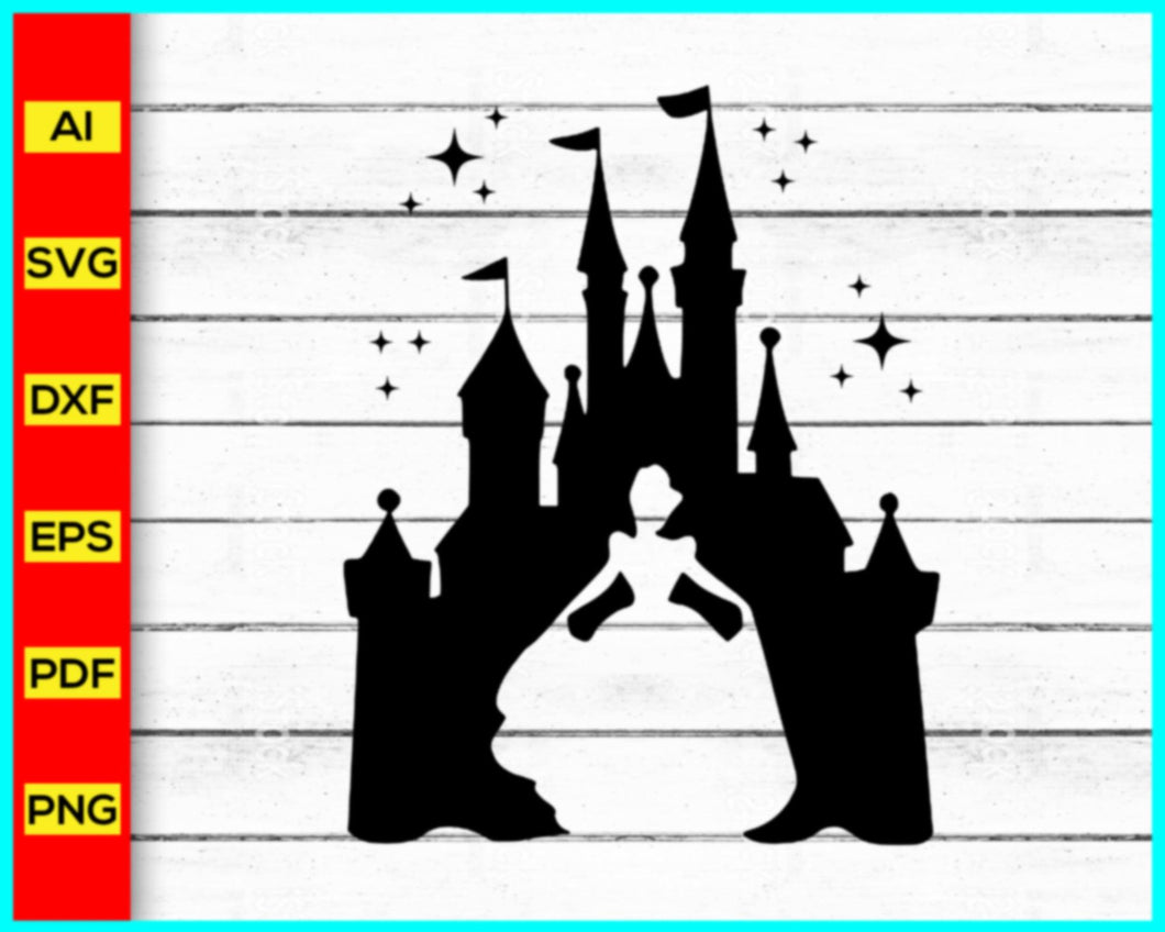 Cinderella Svg, Disney Castle svg, Disney Castle Fairy Tail svg, Disney Castle with magic, Castle Svg, Disney Svg, Princess Svg, Disney Shirt Svg - My Store
