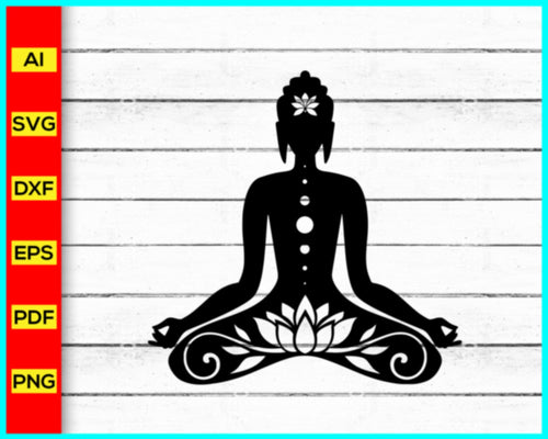 Buddha SVG Bundle, buddha statue, Buddha silhouette png cut file, buddha purnima, buddha statue for home, buddha statue home decor, svg, png, silhouette files - My Store