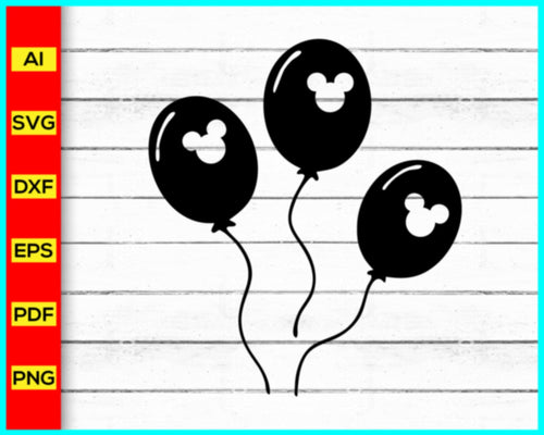 Three Mouse Balloons SVG, Family Vacation SVG, theme park, I'm Here For Snacks Svg, mickey mouse svg, Here For The Drinks SVG, Family Trip SVG - My Store