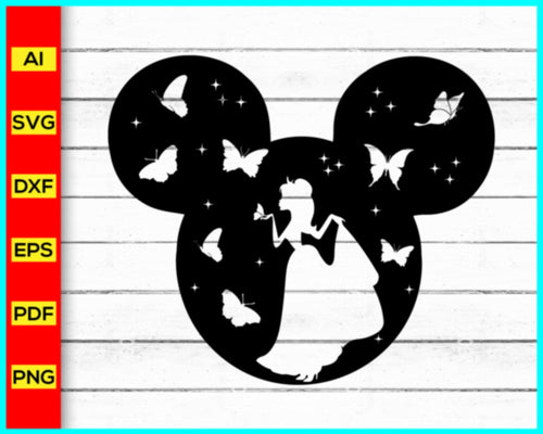 Disney Princess Mickey Mouse Svg, Encanto Svg Png, Princess Clipart, Mirabel Digital Download, mickey ears SVG, mickey mouse download - My Store