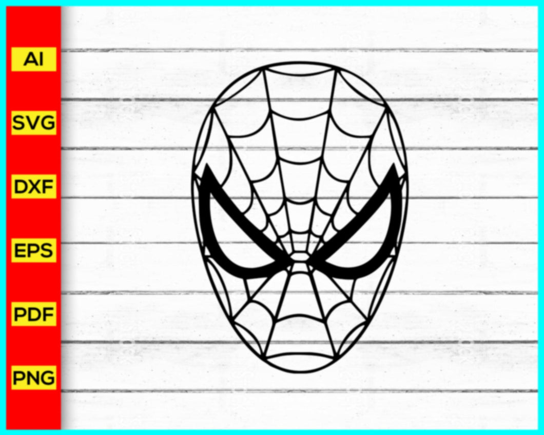 spider man outline cut out