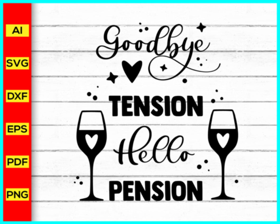 Retirement Svg, Retired Svg, Cheers Svg, Goodbye quotes, Retirement quotes, Cut file for cricut, silhouette, vector, clipart, editable svg file - My Store