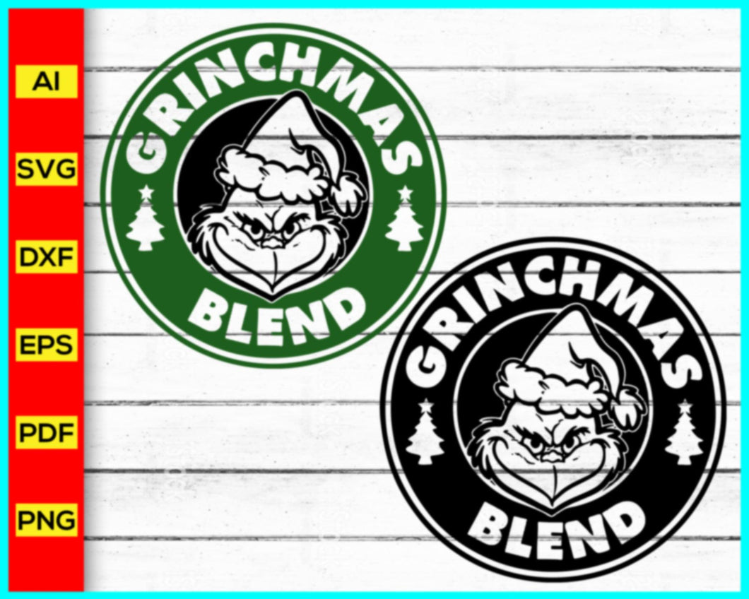 Grinchmas Blend Svg, Grinch Christmas svg Png, Grinch Face Svg Png, Grinch Svg Png, Starbucks Grinch T-Shirts, Merry Grinchmas SVG, Dr. Seuss svg Png - My Store