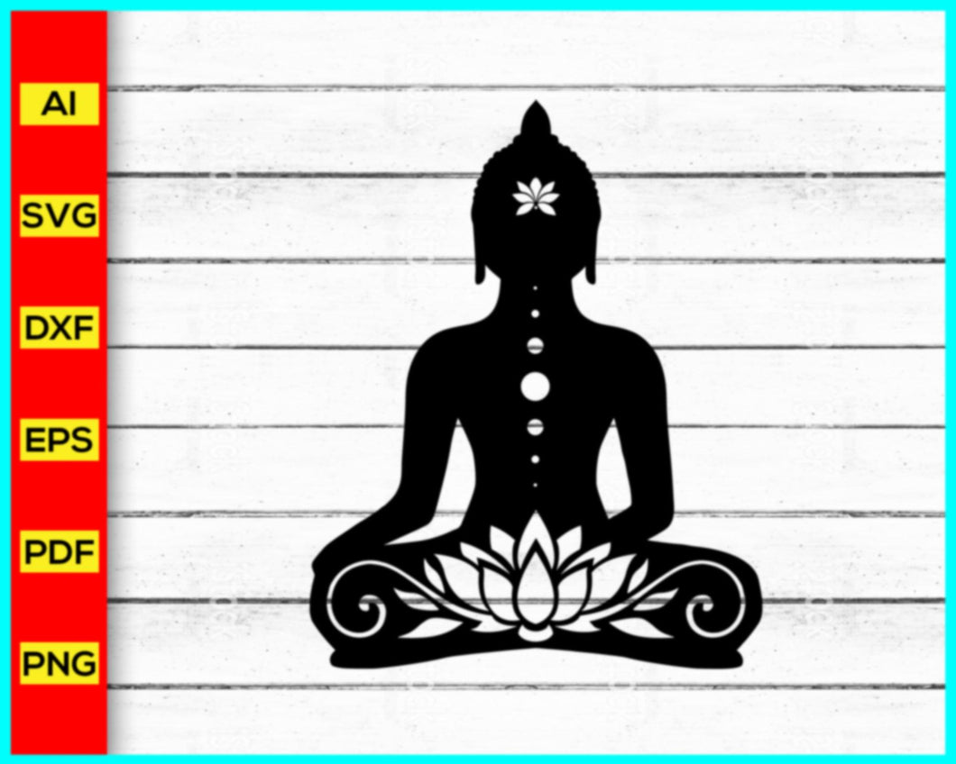 Buddha SVG Bundle, buddha statue, Buddha silhouette png cut file, buddha purnima, buddha statue for home, buddha statue home decor, svg, png, silhouette files - My Store