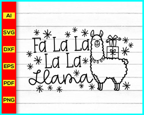 Llama Svg png silhouette, Be llamazing svg, Fa La La La La Svg, No prob Llama svg, No Drama llama svg, Mama Llama Svg, Cut file for cricut - My Store