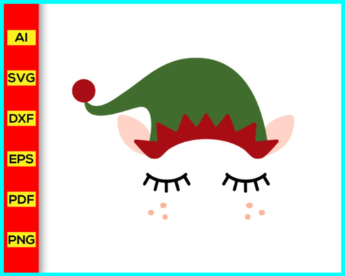 Lashes elf Svg, Elf svg, Elf Family SVG, Christmas SVG, Family Matching Shirt, Elf shirt, make your own, Christmas party shirt, elf dress up - My Store