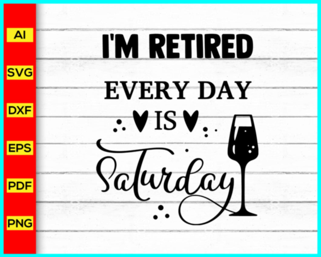 Retirement Svg, Retired Svg, Cheers Svg, Goodbye quotes, Retirement quotes, Cut file for cricut, silhouette, vector, clipart, editable svg file - My Store