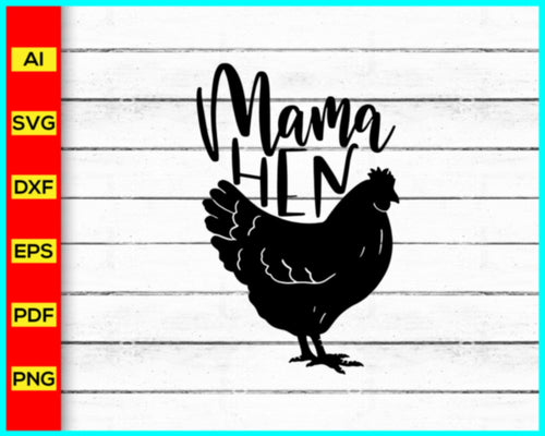 Chicken Svg png silhouette, Crazy Chicken Svg, crazy chicken lady svg, Floral Chicken Svg, Flower Crown Chicken Svg, Mama Hen Svg - My Store