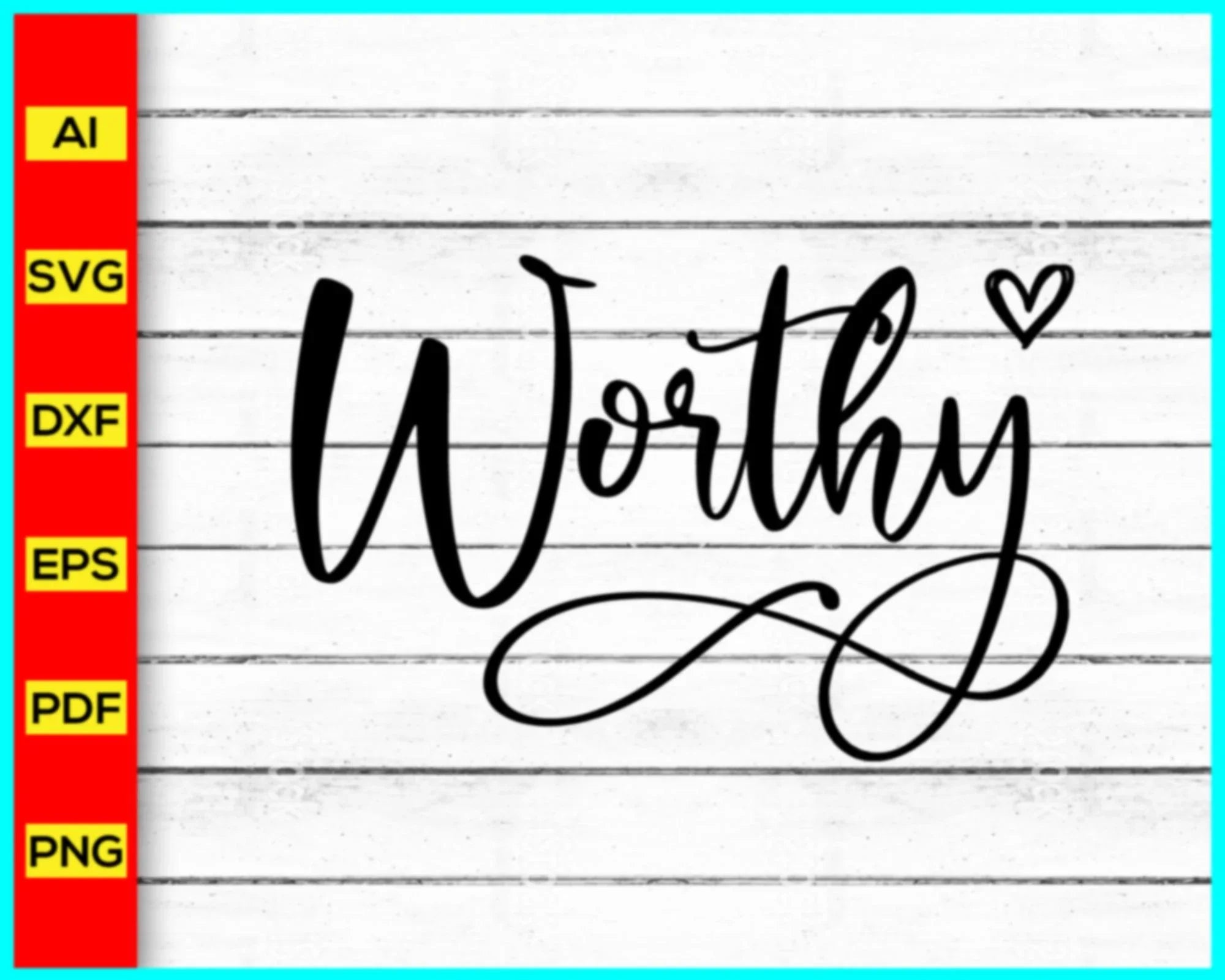 Worthy Svg, Christian Svg, Jesus Svg, Religious Svg, Faith Svg, Bible ...